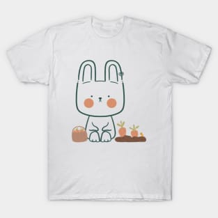 Bunny with his carrot gardern T-Shirt